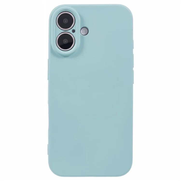 For iPhone 16 Case Fiber Lining TPU Soft Touch Phone Cover Drop Protection