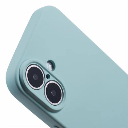 For iPhone 16 Case Fiber Lining TPU Soft Touch Phone Cover Drop Protection