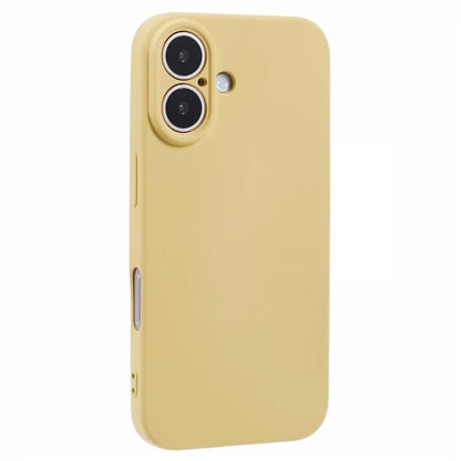 For iPhone 16 Case Fiber Lining TPU Soft Touch Phone Cover Drop Protection
