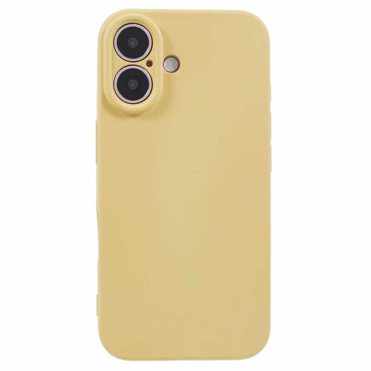 For iPhone 16 Case Fiber Lining TPU Soft Touch Phone Cover Drop Protection