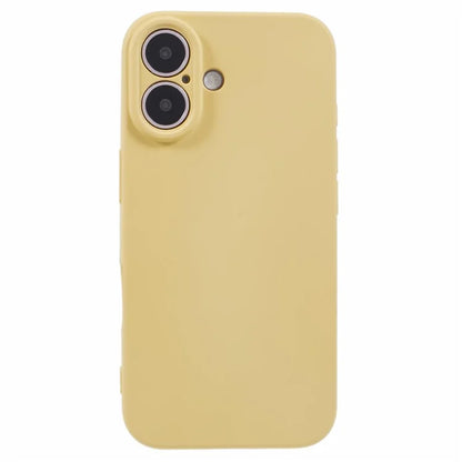 For iPhone 16 Case Fiber Lining TPU Soft Touch Phone Cover Drop Protection