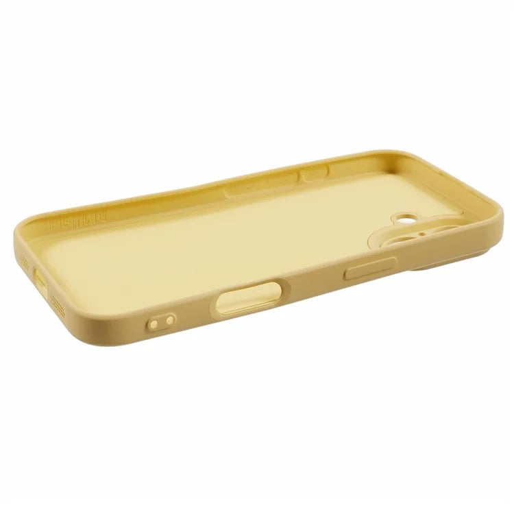 For iPhone 16 Case Fiber Lining TPU Soft Touch Phone Cover Drop Protection