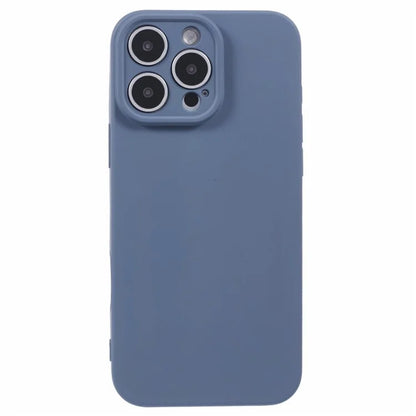 For iPhone 16 Pro Case TPU Back Soft Anti-Scratch Fiber Lining Phone Cover