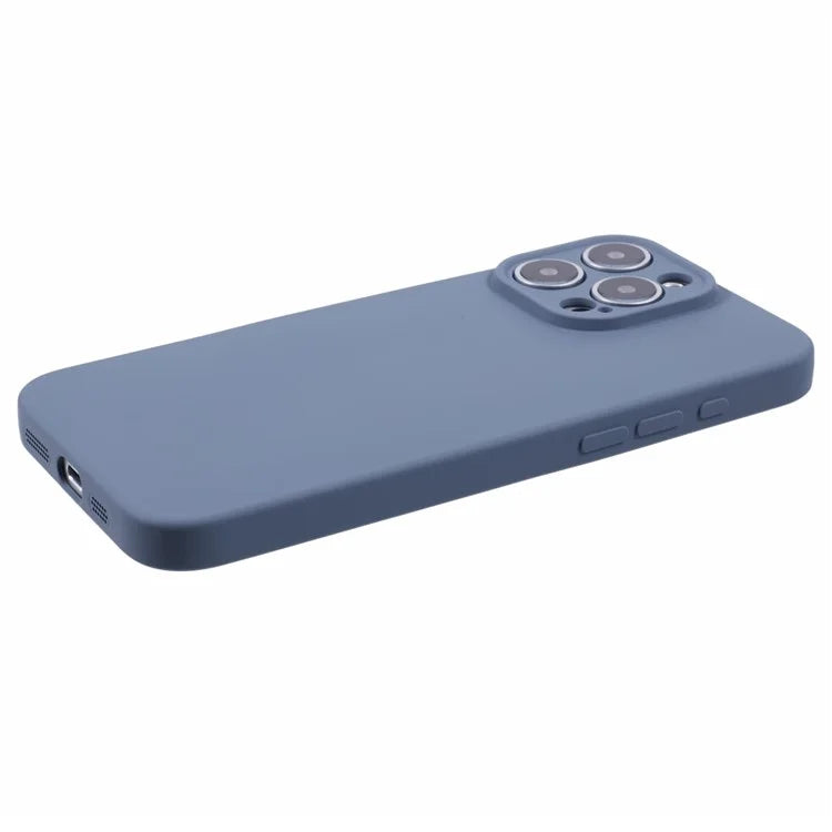 For iPhone 16 Pro Case TPU Back Soft Anti-Scratch Fiber Lining Phone Cover
