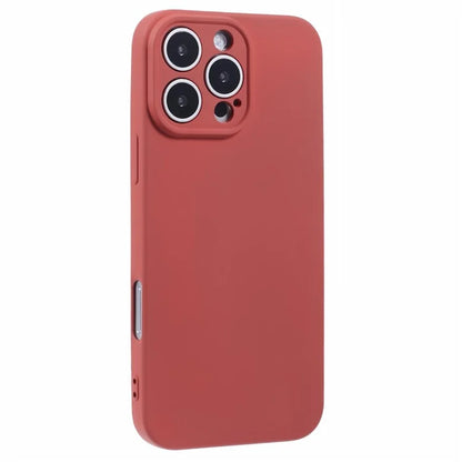 For iPhone 16 Pro Case TPU Back Soft Anti-Scratch Fiber Lining Phone Cover