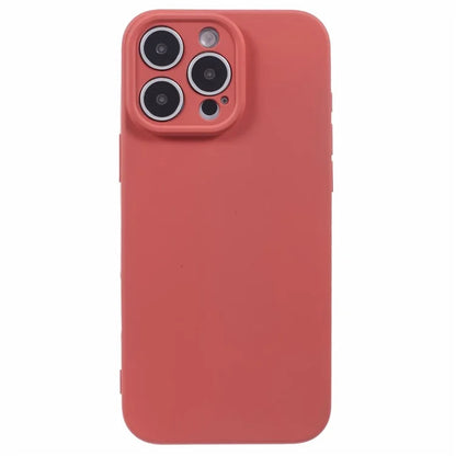 For iPhone 16 Pro Case TPU Back Soft Anti-Scratch Fiber Lining Phone Cover