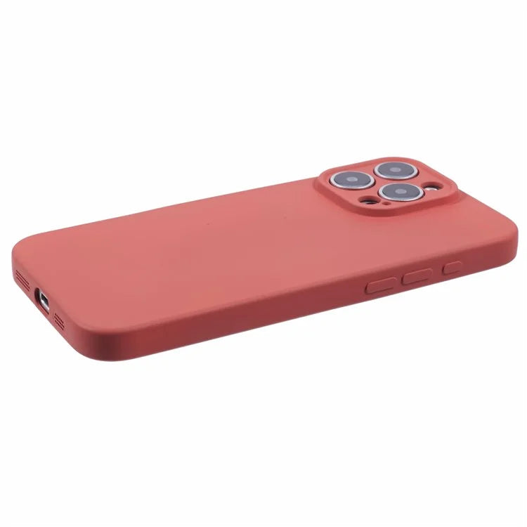 For iPhone 16 Pro Case TPU Back Soft Anti-Scratch Fiber Lining Phone Cover