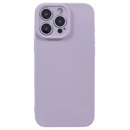 For iPhone 16 Pro Case TPU Back Soft Anti-Scratch Fiber Lining Phone Cover