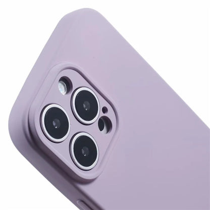 For iPhone 16 Pro Case TPU Back Soft Anti-Scratch Fiber Lining Phone Cover