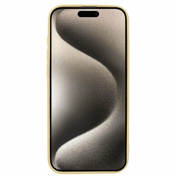 For iPhone 16 Pro Case TPU Back Soft Anti-Scratch Fiber Lining Phone Cover