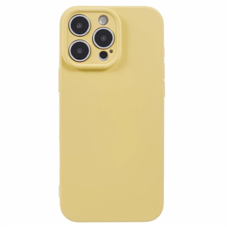 For iPhone 16 Pro Case TPU Back Soft Anti-Scratch Fiber Lining Phone Cover