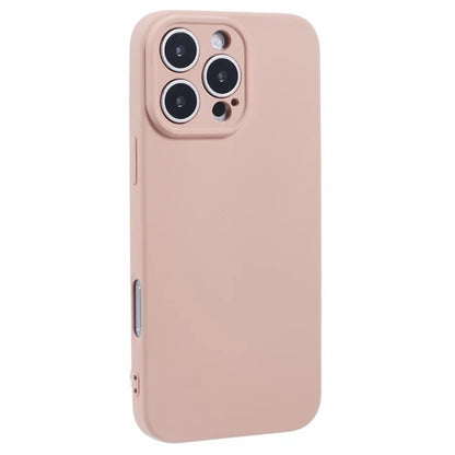 For iPhone 16 Pro Case TPU Back Soft Anti-Scratch Fiber Lining Phone Cover