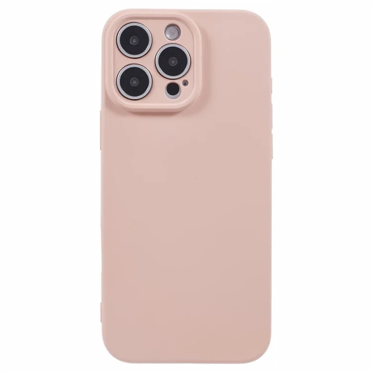 For iPhone 16 Pro Case TPU Back Soft Anti-Scratch Fiber Lining Phone Cover
