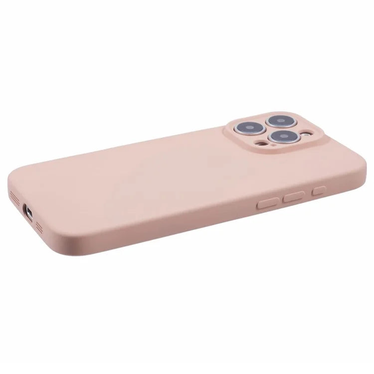 For iPhone 16 Pro Case TPU Back Soft Anti-Scratch Fiber Lining Phone Cover