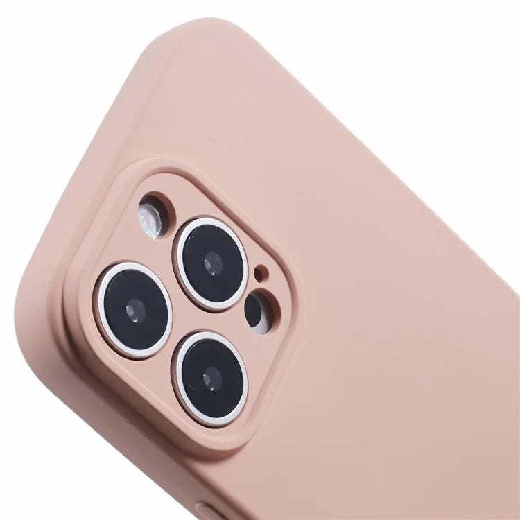 For iPhone 16 Pro Case TPU Back Soft Anti-Scratch Fiber Lining Phone Cover