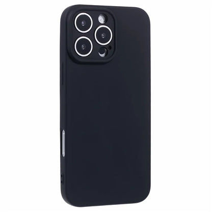 For iPhone 16 Pro Case TPU Back Soft Anti-Scratch Fiber Lining Phone Cover