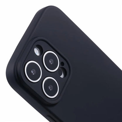 For iPhone 16 Pro Case TPU Back Soft Anti-Scratch Fiber Lining Phone Cover