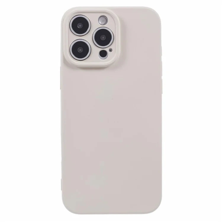 For iPhone 16 Pro Case TPU Back Soft Anti-Scratch Fiber Lining Phone Cover