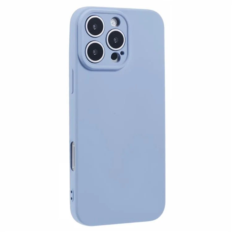 For iPhone 16 Pro Case TPU Back Soft Anti-Scratch Fiber Lining Phone Cover