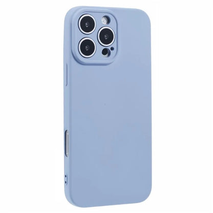 For iPhone 16 Pro Case TPU Back Soft Anti-Scratch Fiber Lining Phone Cover
