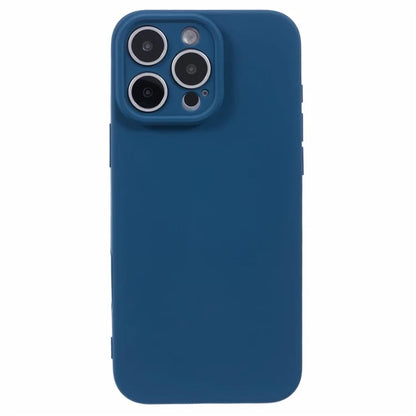 For iPhone 16 Pro Case TPU Back Soft Anti-Scratch Fiber Lining Phone Cover