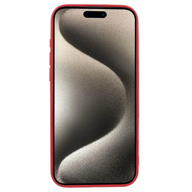 For iPhone 16 Pro Case TPU Back Soft Anti-Scratch Fiber Lining Phone Cover