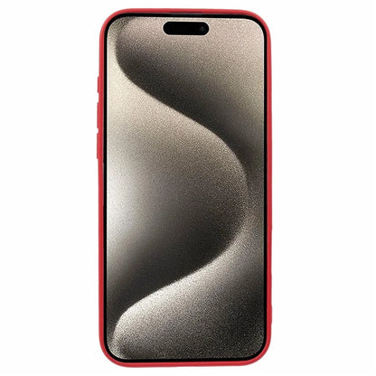 For iPhone 16 Pro Case TPU Back Soft Anti-Scratch Fiber Lining Phone Cover