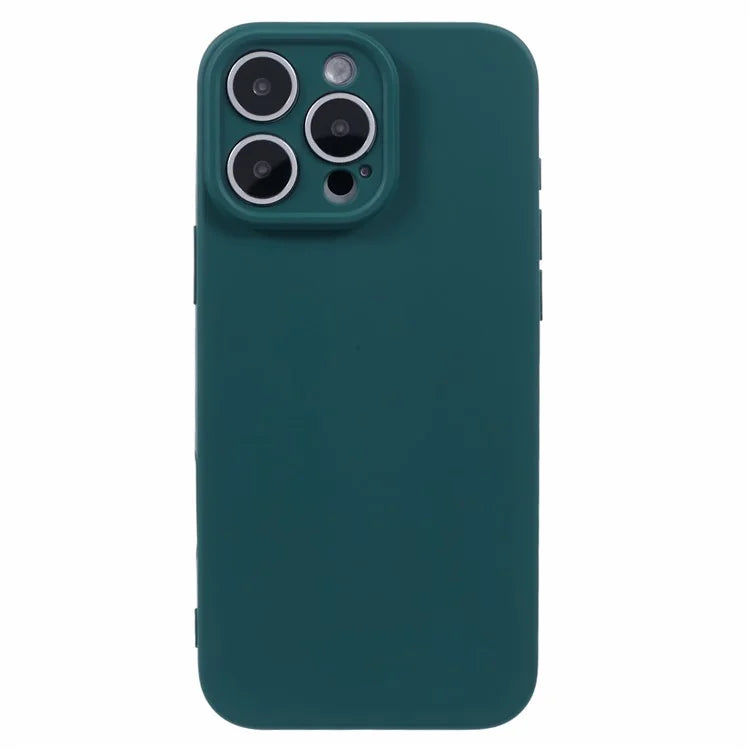 For iPhone 16 Pro Case TPU Back Soft Anti-Scratch Fiber Lining Phone Cover
