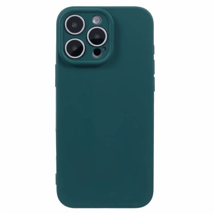 For iPhone 16 Pro Case TPU Back Soft Anti-Scratch Fiber Lining Phone Cover