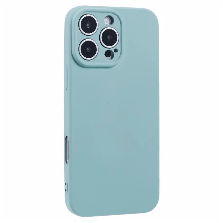 For iPhone 16 Pro Case TPU Back Soft Anti-Scratch Fiber Lining Phone Cover