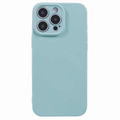 For iPhone 16 Pro Case TPU Back Soft Anti-Scratch Fiber Lining Phone Cover