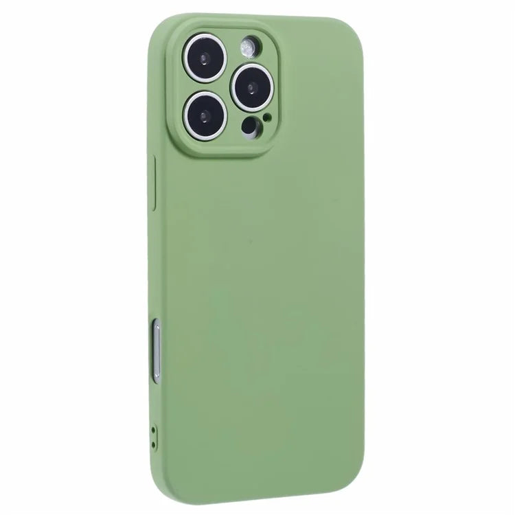 For iPhone 16 Pro Case TPU Back Soft Anti-Scratch Fiber Lining Phone Cover