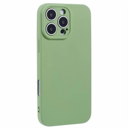 For iPhone 16 Pro Case TPU Back Soft Anti-Scratch Fiber Lining Phone Cover