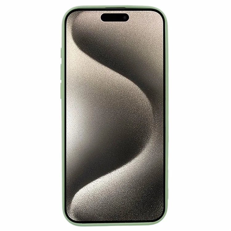 For iPhone 16 Pro Case TPU Back Soft Anti-Scratch Fiber Lining Phone Cover