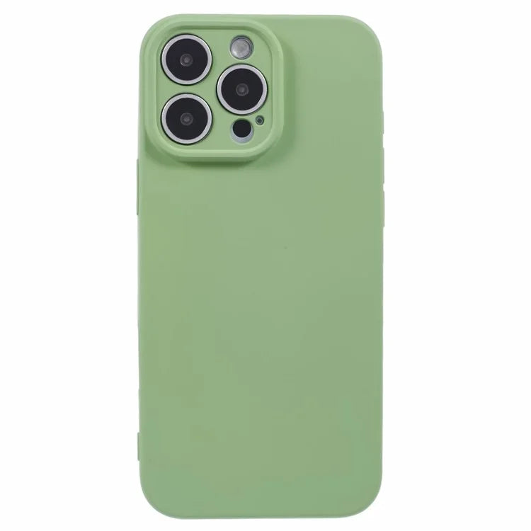 For iPhone 16 Pro Case TPU Back Soft Anti-Scratch Fiber Lining Phone Cover