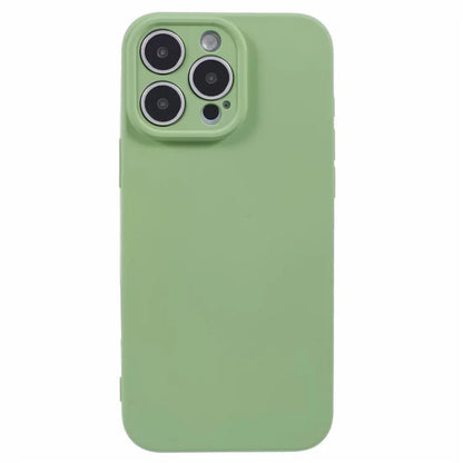 For iPhone 16 Pro Case TPU Back Soft Anti-Scratch Fiber Lining Phone Cover