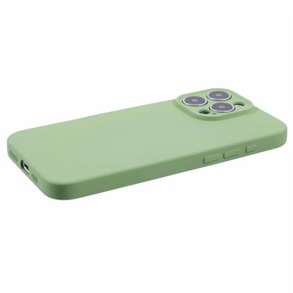 For iPhone 16 Pro Case TPU Back Soft Anti-Scratch Fiber Lining Phone Cover