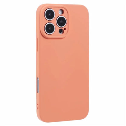 For iPhone 16 Pro Case TPU Back Soft Anti-Scratch Fiber Lining Phone Cover