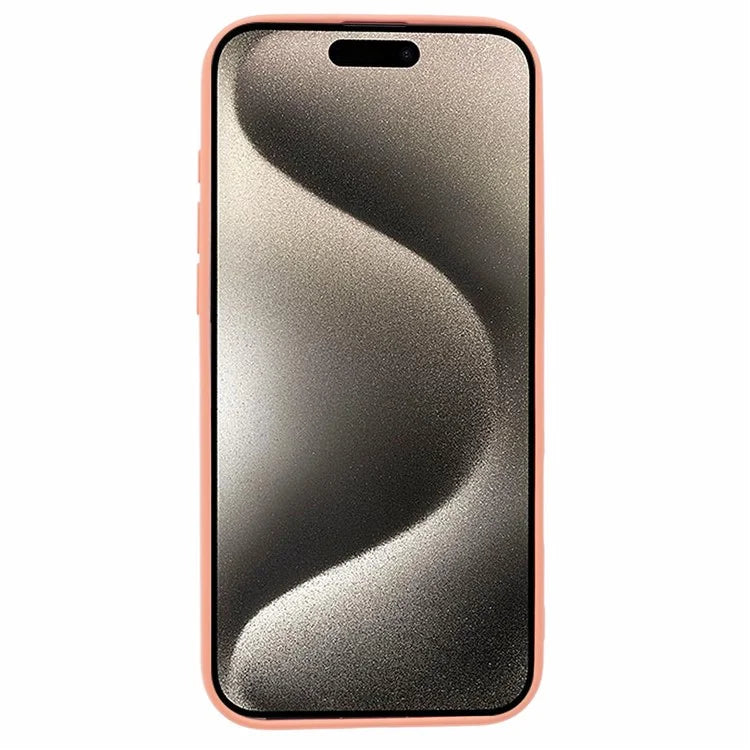 For iPhone 16 Pro Case TPU Back Soft Anti-Scratch Fiber Lining Phone Cover