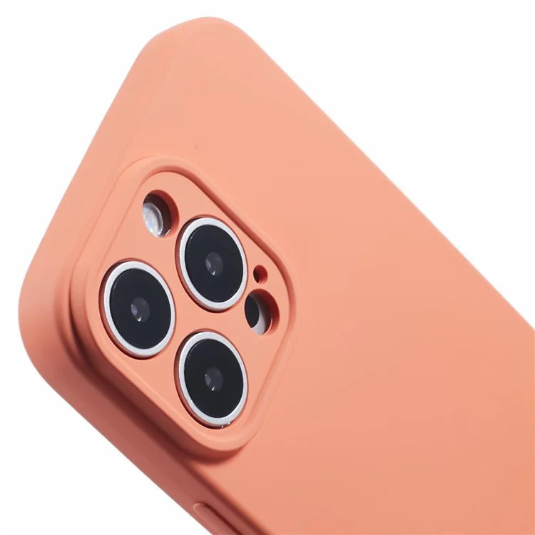 For iPhone 16 Pro Case TPU Back Soft Anti-Scratch Fiber Lining Phone Cover