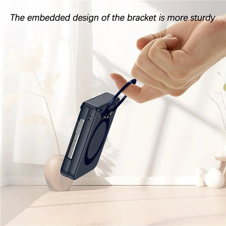 For Samsung Galaxy Z Flip5 5G Case Rotary Magnetic Kickstand PC+TPU Phone Cover