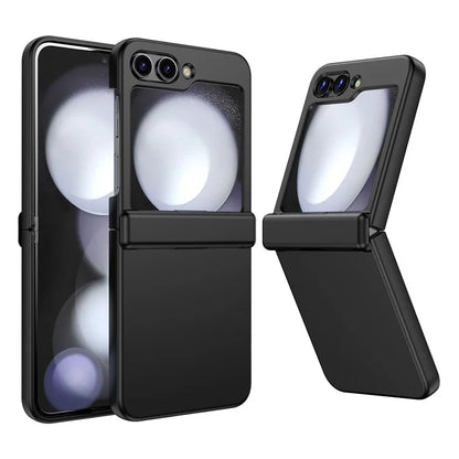 For Samsung Galaxy Z Flip6 5G Case Hinge Protection TPU+PC Phone Cover