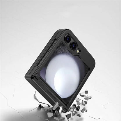 For Samsung Galaxy Z Flip6 5G Case Hinge Protection TPU+PC Phone Cover