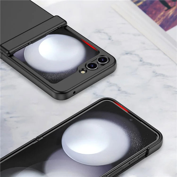 For Samsung Galaxy Z Flip6 5G Case Hinge Protection TPU+PC Phone Cover