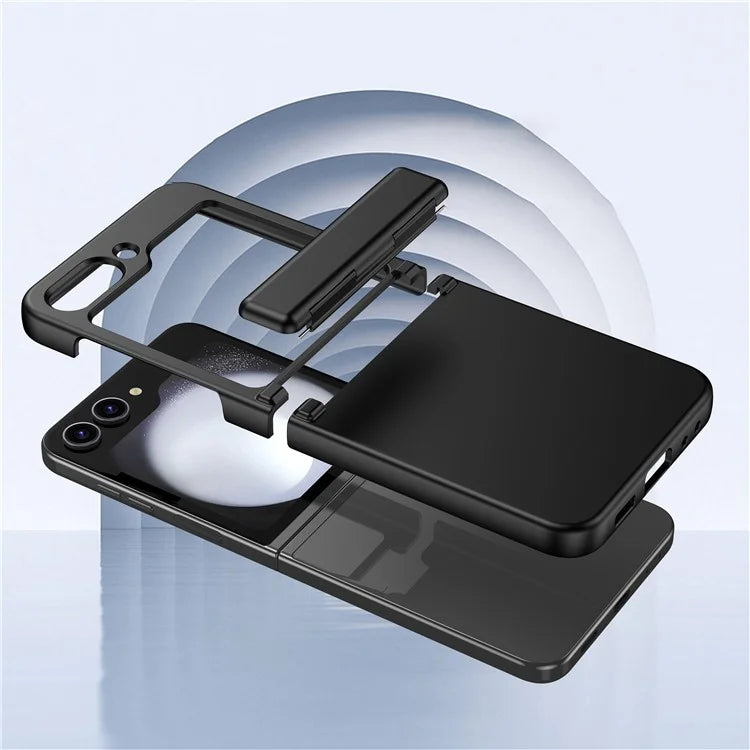 For Samsung Galaxy Z Flip6 5G Case Hinge Protection TPU+PC Phone Cover