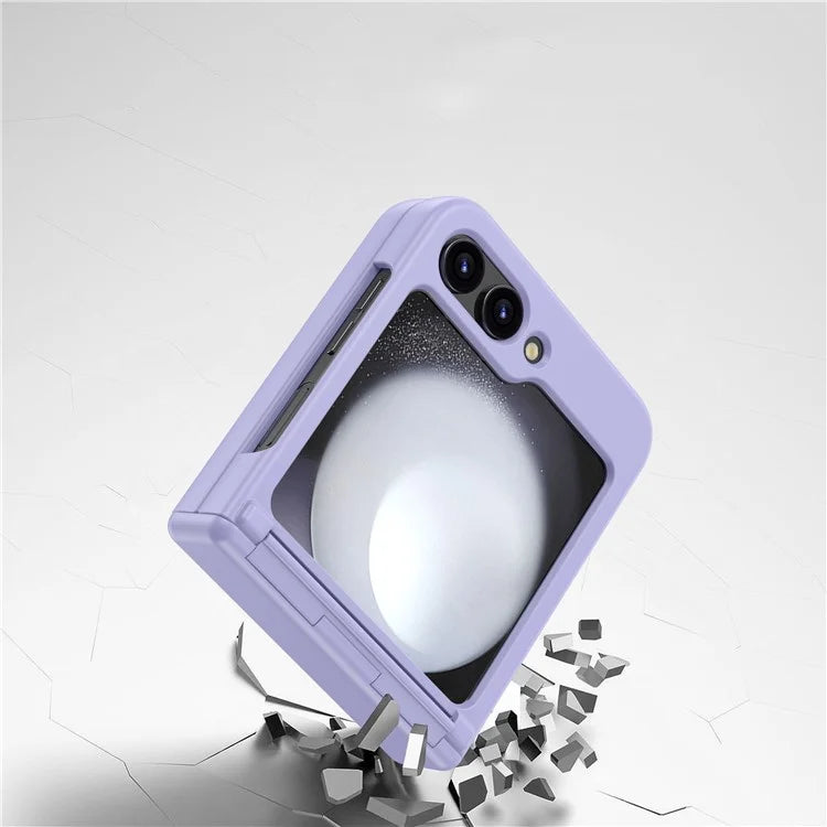 For Samsung Galaxy Z Flip6 5G Case Hinge Protection TPU+PC Phone Cover