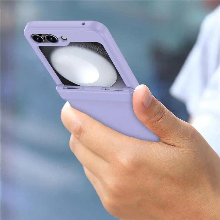 For Samsung Galaxy Z Flip6 5G Case Hinge Protection TPU+PC Phone Cover