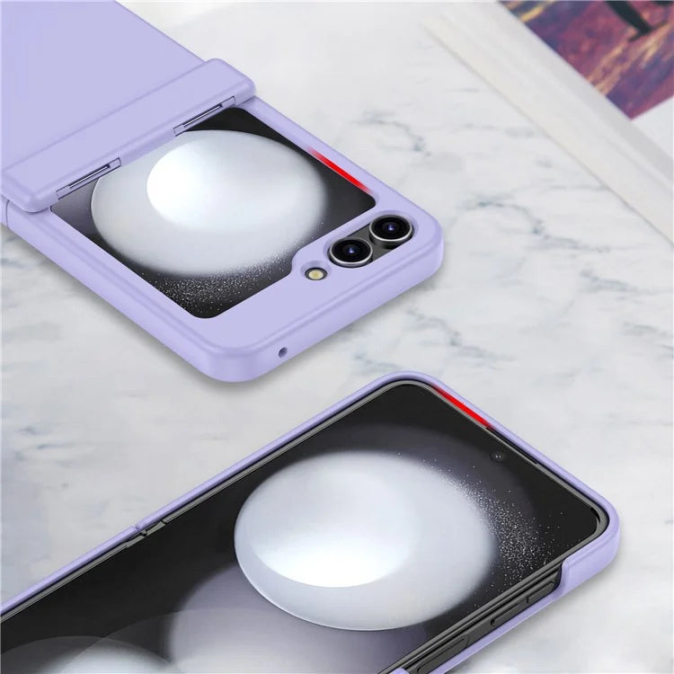 For Samsung Galaxy Z Flip6 5G Case Hinge Protection TPU+PC Phone Cover