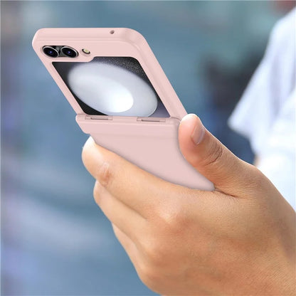 For Samsung Galaxy Z Flip6 5G Case Hinge Protection TPU+PC Phone Cover