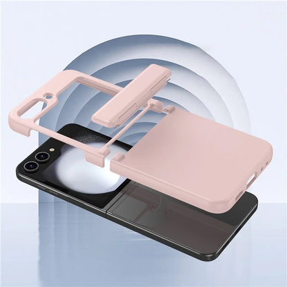 For Samsung Galaxy Z Flip6 5G Case Hinge Protection TPU+PC Phone Cover